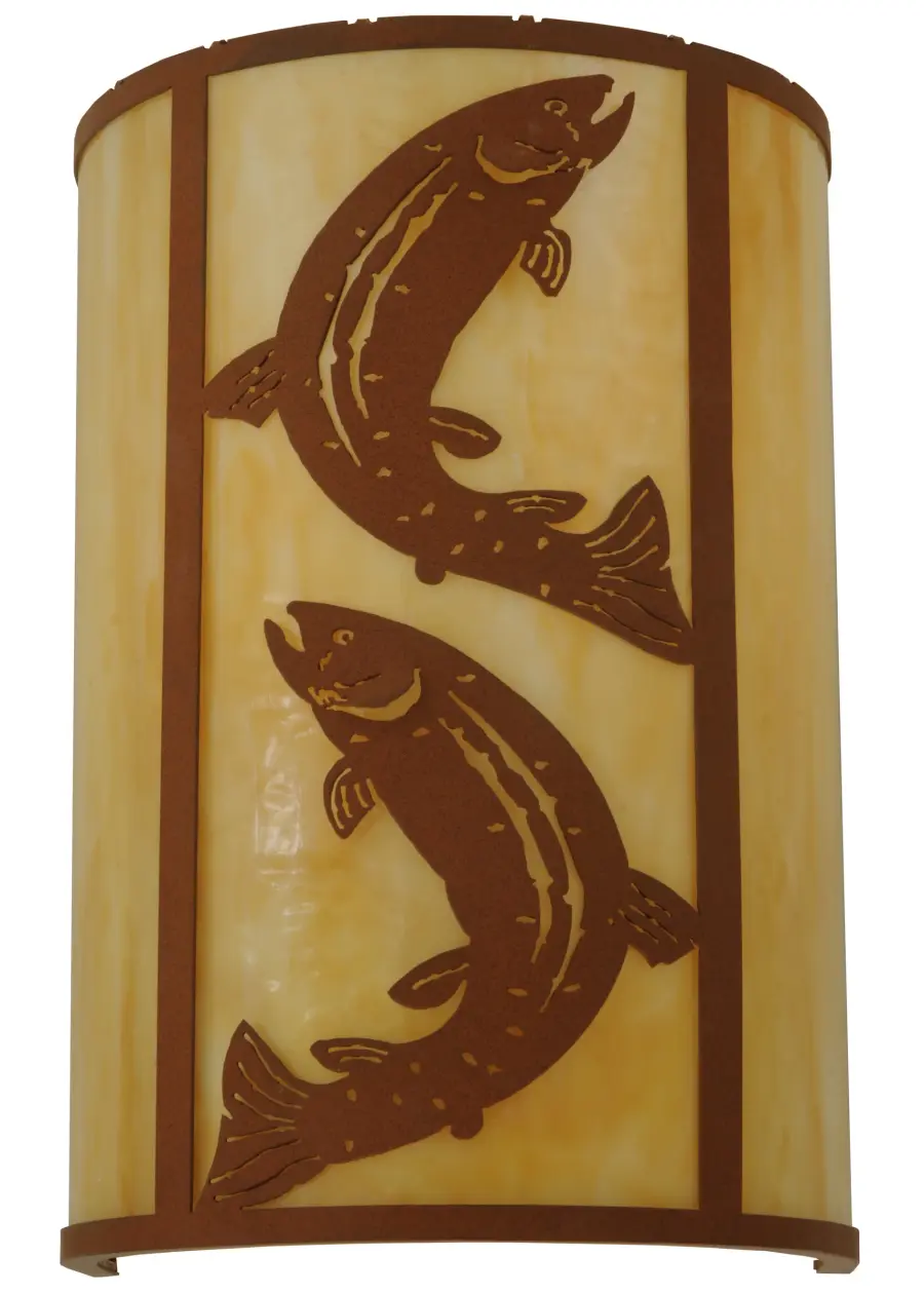 The Leaping Trout by Meyda Lighting - Image 1