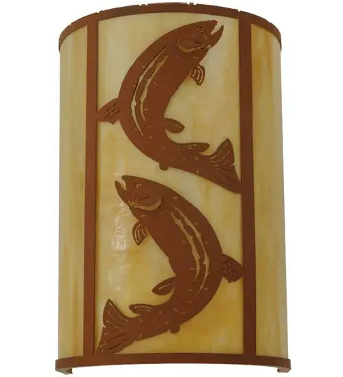 The Leaping Trout by Meyda Lighting - Image 3