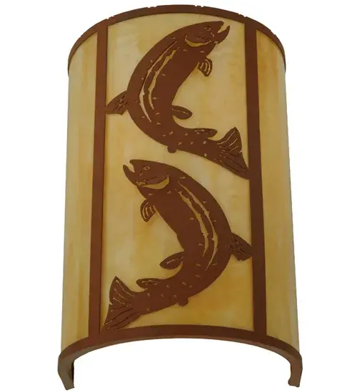 The Leaping Trout by Meyda Lighting - Image 7