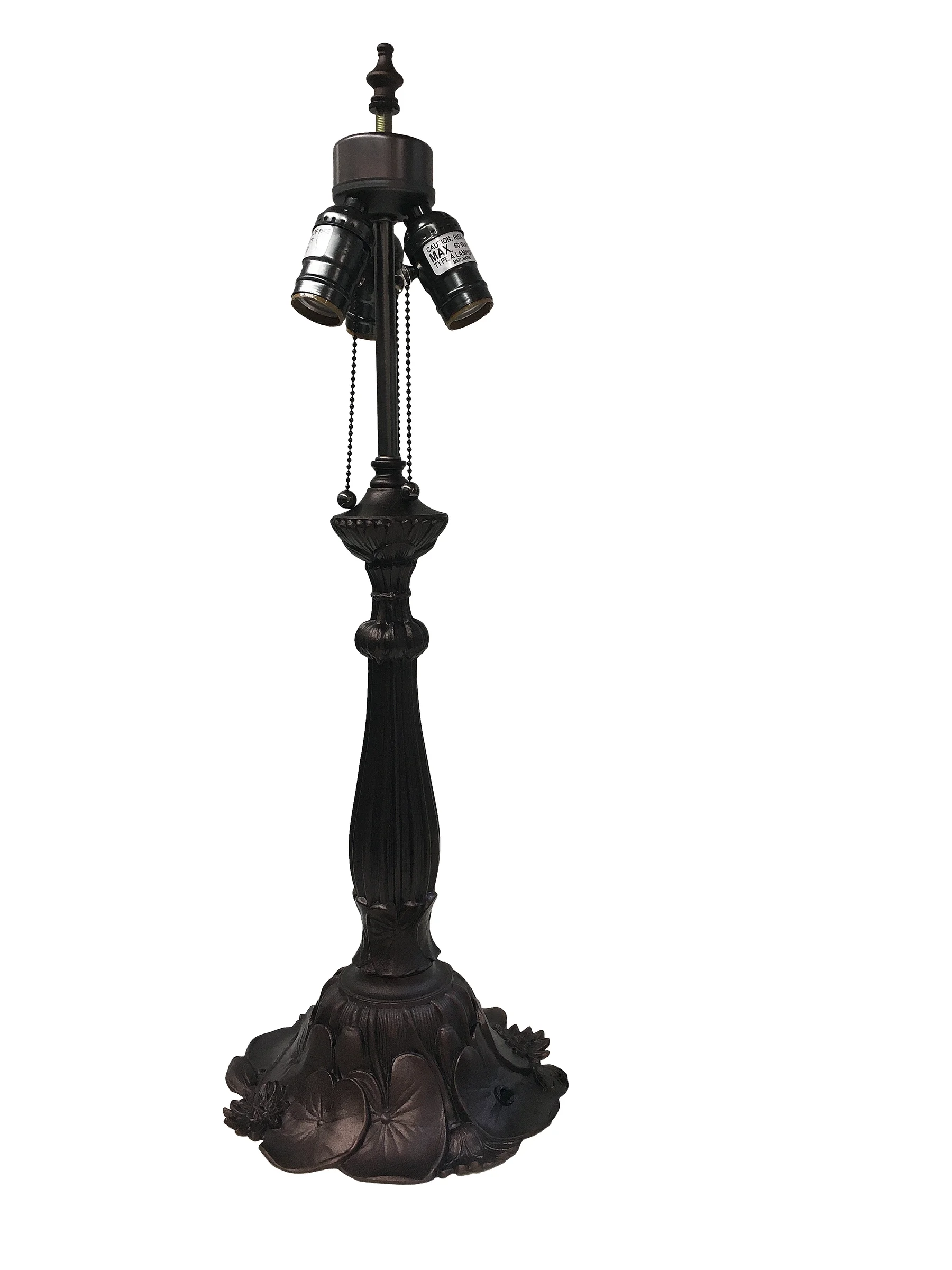 Lily Three Light Table Base Hardware in Mahogany Bronze