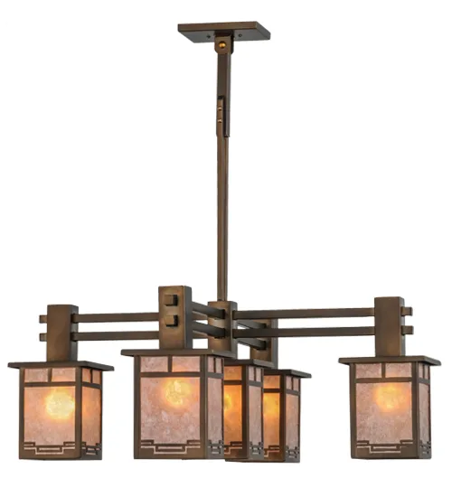 36"W Roylance 5 LT Chandelier