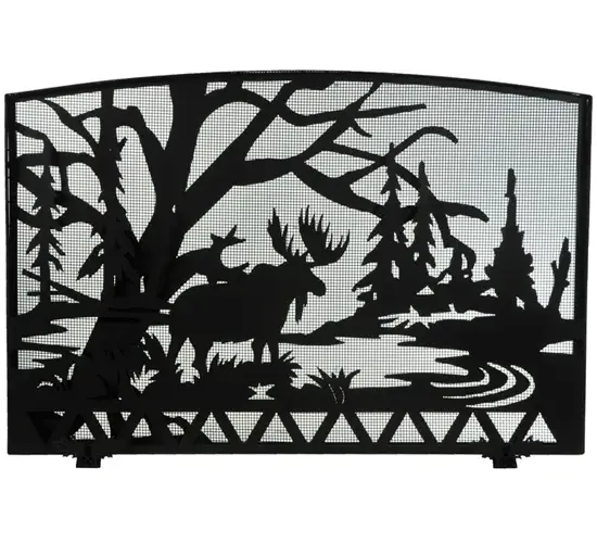 48" Wide X 33" High Moose Creek Fireplace Screen - Image 2