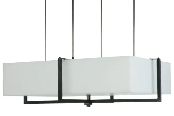 Extraordinary custom luminaires are created from our broad palette of custom options to satisfy the most challenging aesthetic and functional demands of your lighting project. Quadrato Brew Pendant does not include electrification as it was installed below an existing original high bay lighting fixture in Stone Brewing World Bistro & Gardens; operated by a leading microbreweries and based in San Diego County. We model illuminance specifications and dimmable lamping options; to meet your requirements. Handcrafted in Yorkville; NY; the Pendant features a linear Statuario Idalight diffuser with Natural Steel hardware and frame.