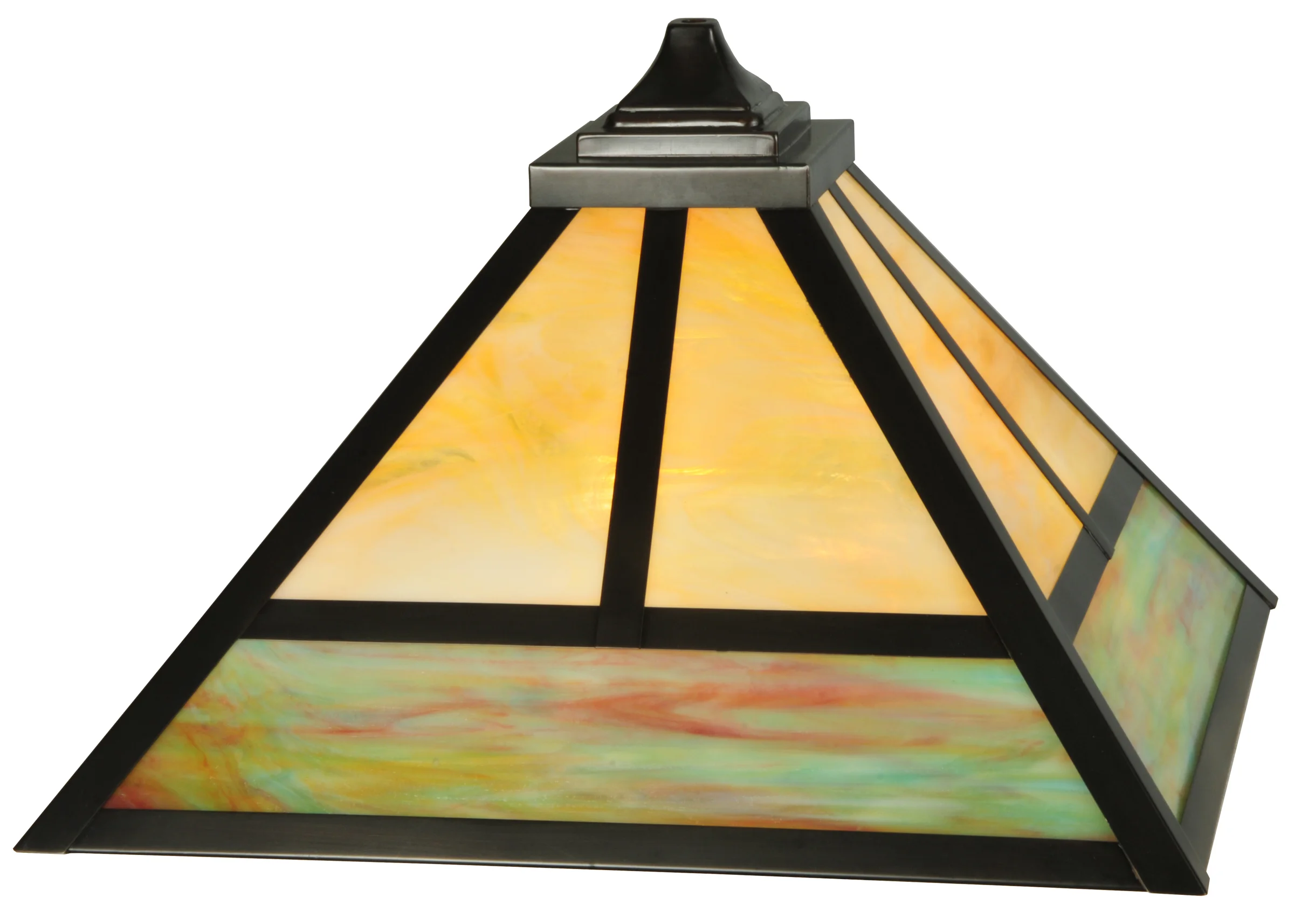 T" Mission" Shade in Craftsman Brown