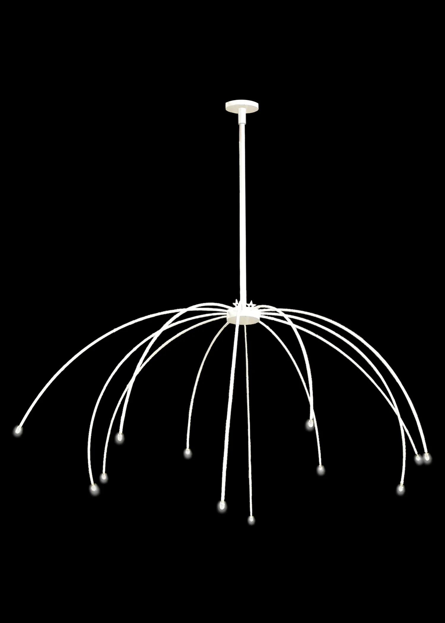 American Girl 144"Chandelier in White