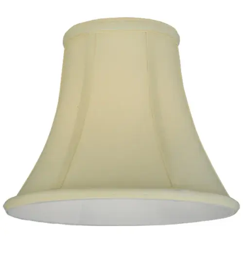 10.25"W X 8.25"H Trumpet Cream Fabric Shade