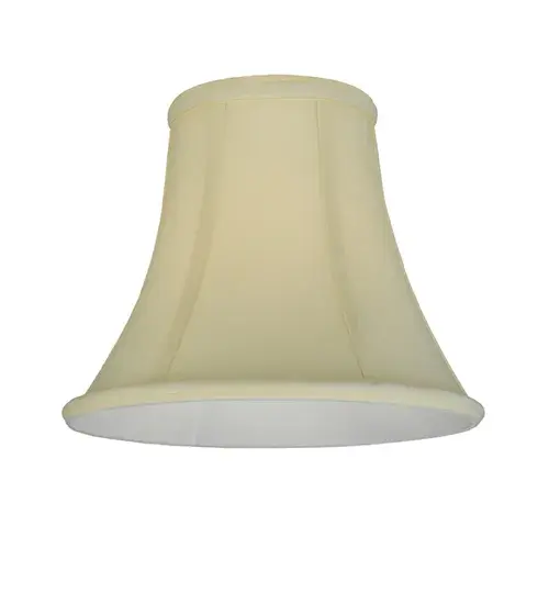 10.25"W X 8.25"H Trumpet Cream Fabric Shade - alternate view
