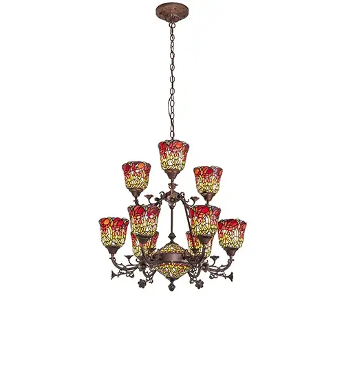 The Red Rosebud by Meyda Lighting - Image 11