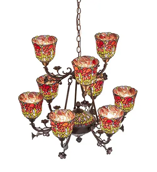 The Red Rosebud by Meyda Lighting - Image 4