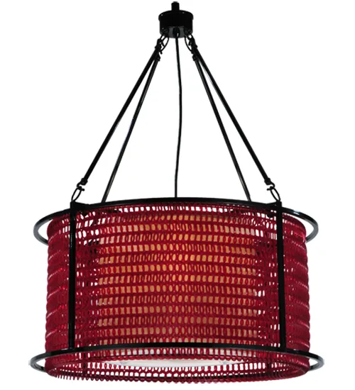 24"W Maille Drum Pendant