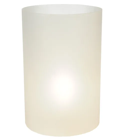 8"W X 12"H X 1/8"TK Cylinder Clear Frosted Acrylic Shade
