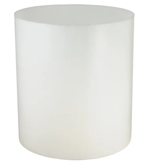 12"W X 13.40"H X 1/8"TK Cylinder White Acrylic Shade