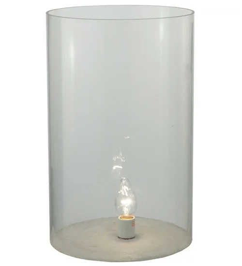 12"W X 19"H X 1/4"TK Cylinder Clear Acrylic Shade