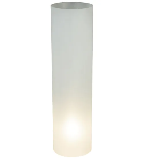 7"W X 28.75"H X 1/8"TK Cylinder White Acrylic Shade