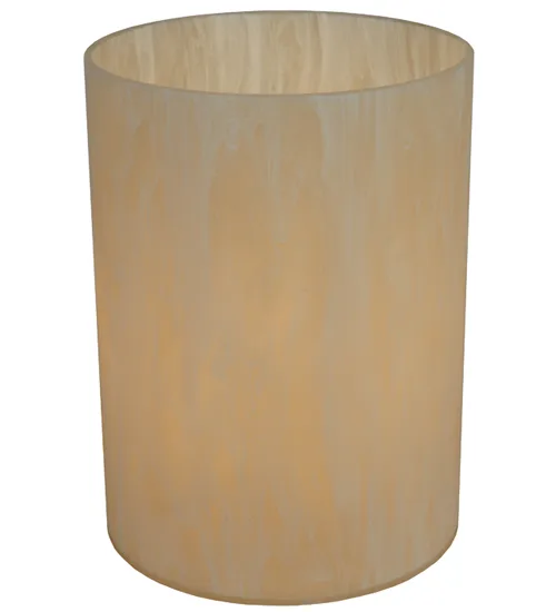 6"W X 8"H X 1/8"TK Cylinder Alabaster Swirl Acrylic Shade