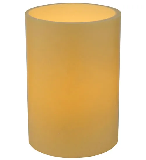 5"W X 7"H X 1/4"TK Cylinder Tan Acrylic Shade