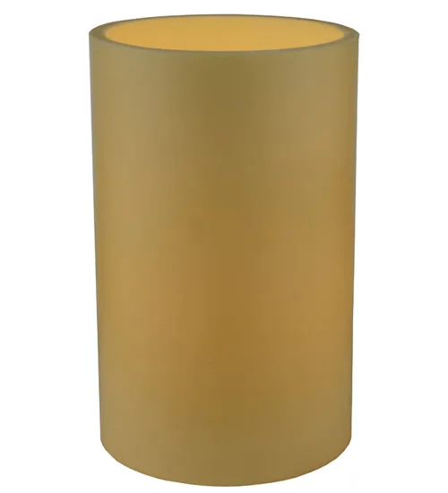 5"W X 8"H X 3/8"TK Cylinder Tan Acrylic Shade
