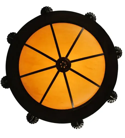 40" Wide Walden Pine 14 Light Two Tier Chandelier - Image 7