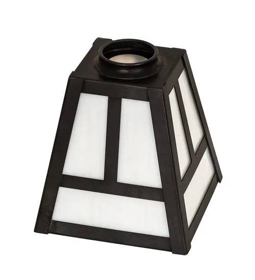 6" Square "T" Mission Shade