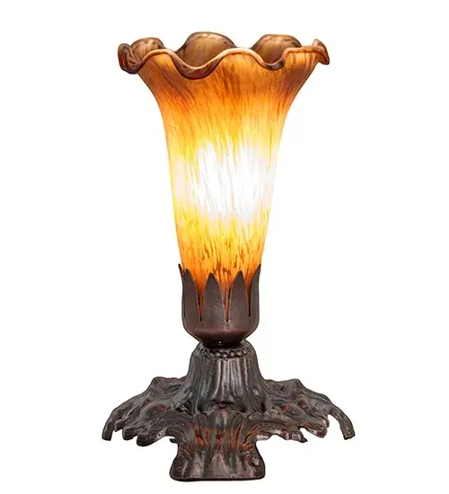 The Amber Pond Lily by Meyda Lighting - Image 5