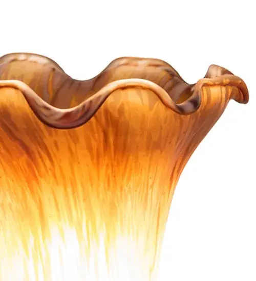 The Amber Pond Lily by Meyda Lighting - Image 6