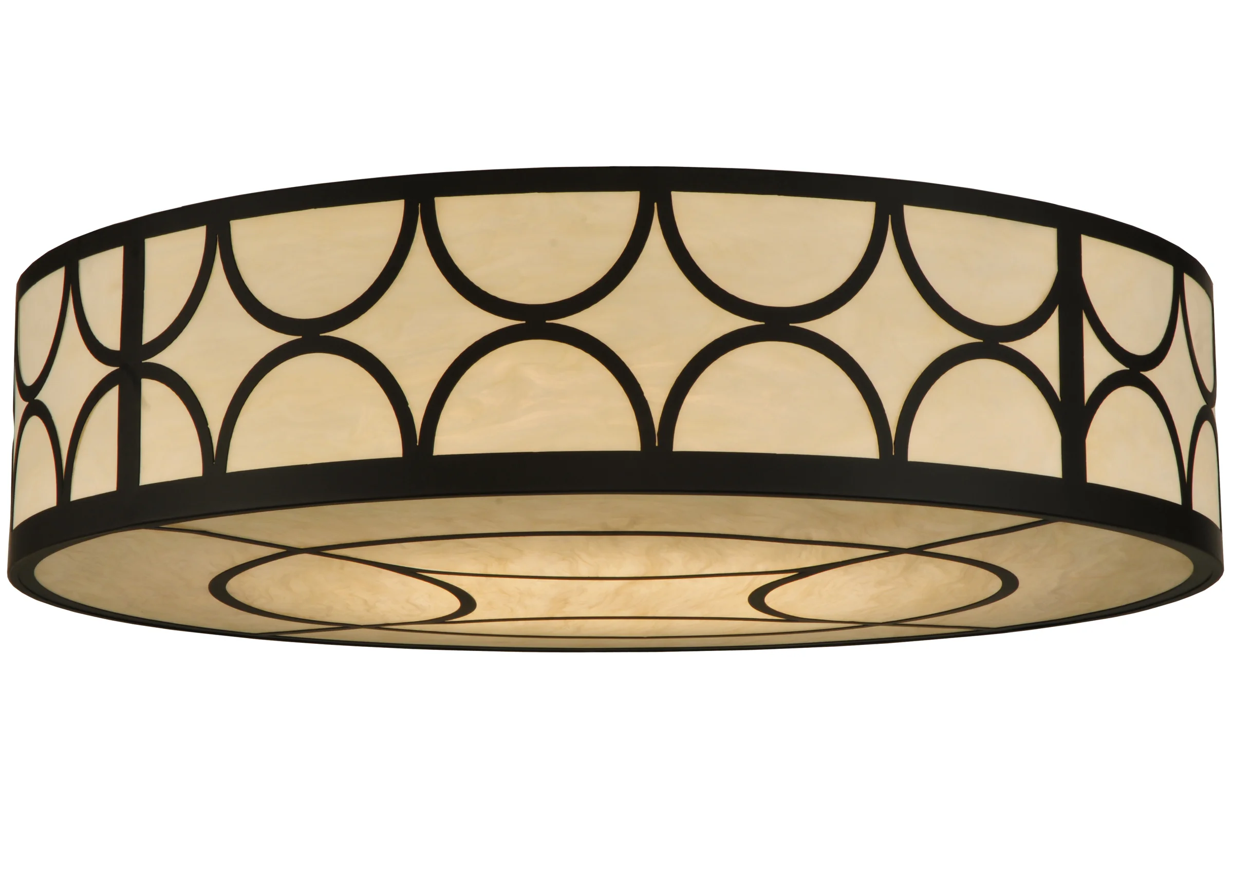 Revival Eight Light Flushmount in Oil Rubbed Bronze