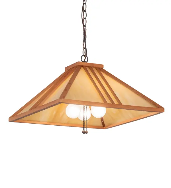 The material is Steel; Brass and Glass. The finish is Mahogany Bronze. The glass is Beige.
