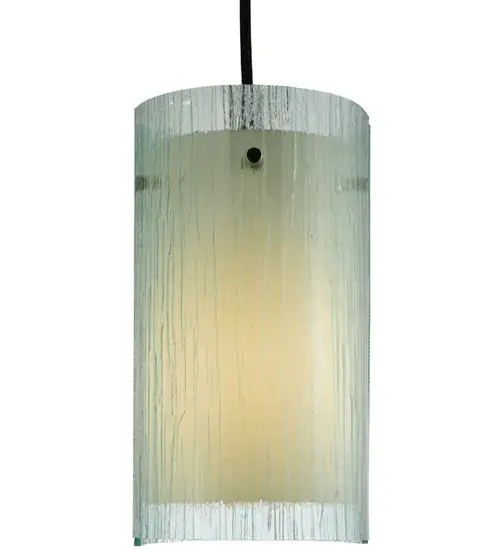 6" Wide Metro Mist Cilindro Mini Pendant - Image 1