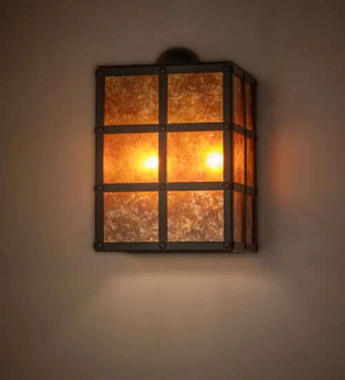 8" Wide Baretta Wall Sconce