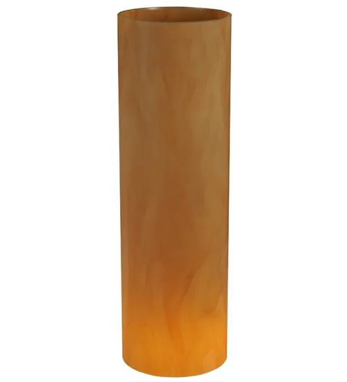 3.5"W X 12"H X 1/8"TK Cylinder New Amber Mica Acrylic Shade
