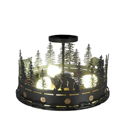 The Bear at Dusk by Meyda Lighting - Image 4