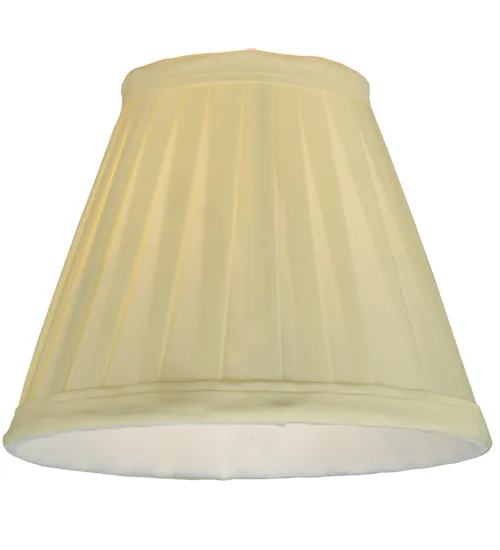 6" Wide X 4.75" High Channell Tapered & Pleated Shade