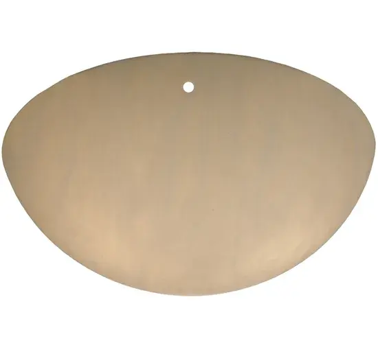 18"W X 6"H X 1/8"TK Bowl Alabaster Acrylic Shade