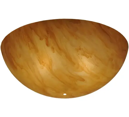 18"W X 6"W X 1/8"TK Bowl New Mica Acrylic Shade