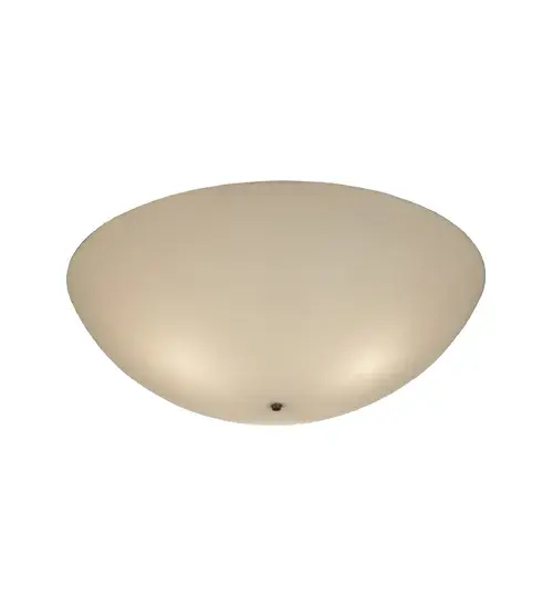 17"W X 5"H X 1/8"TK Bowl White Acrylic Shade - alternate view
