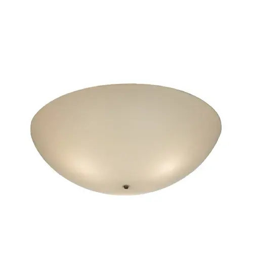 17"W X 5"H X 1/8"TK Bowl White Acrylic Shade - alternate view
