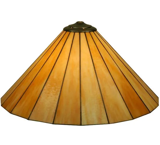 20" Wide X 9.5" High Duncan Beige Shade