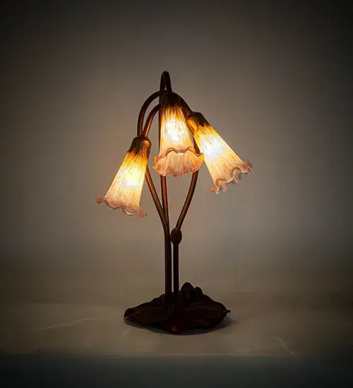 The Amber/Purple Pond Lily by Meyda Lighting - Image 1