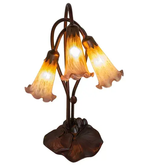 The Amber/Purple Pond Lily by Meyda Lighting - Image 4