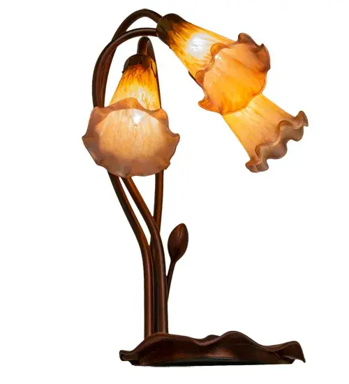 The Amber/Purple Pond Lily by Meyda Lighting - Image 6