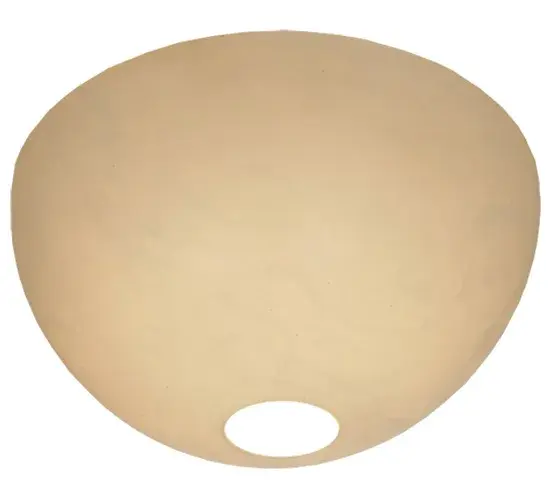 8"W X 4"H X 1/8"TK Bowl White Swirl Acrylic Shade