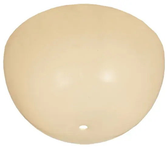 8"W X 4"H X 1/8"TK Bowl White Acrylic Shade