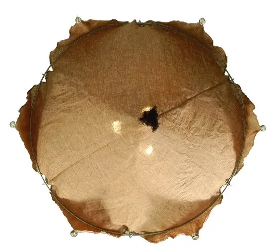 32"W Strathallan Double Tree Fabric Inverted Pendant - Image 7