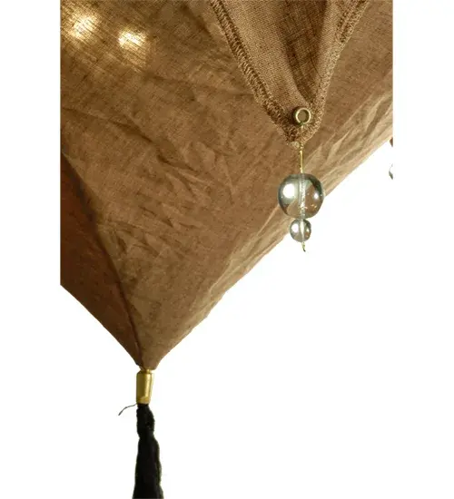 32"W Strathallan Double Tree Fabric Inverted Pendant - Image 9