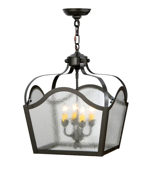 15" Square Terena 4 Light Pendant