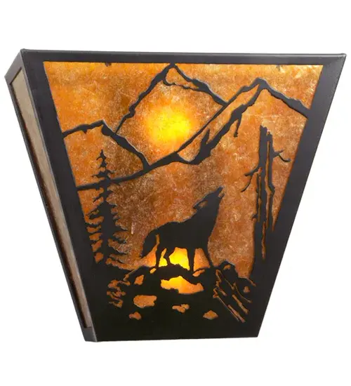 The Northwoods Wolf on the Loose by Meyda Lighting - Image 1
