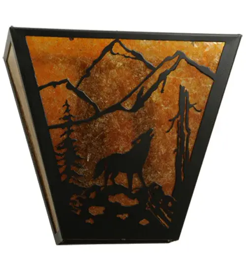 The Northwoods Wolf on the Loose by Meyda Lighting - Image 3