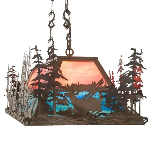 The Deer through the Trees by Meyda Lighting - Image 8