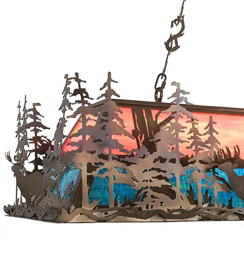 The Deer through the Trees by Meyda Lighting - Image 9