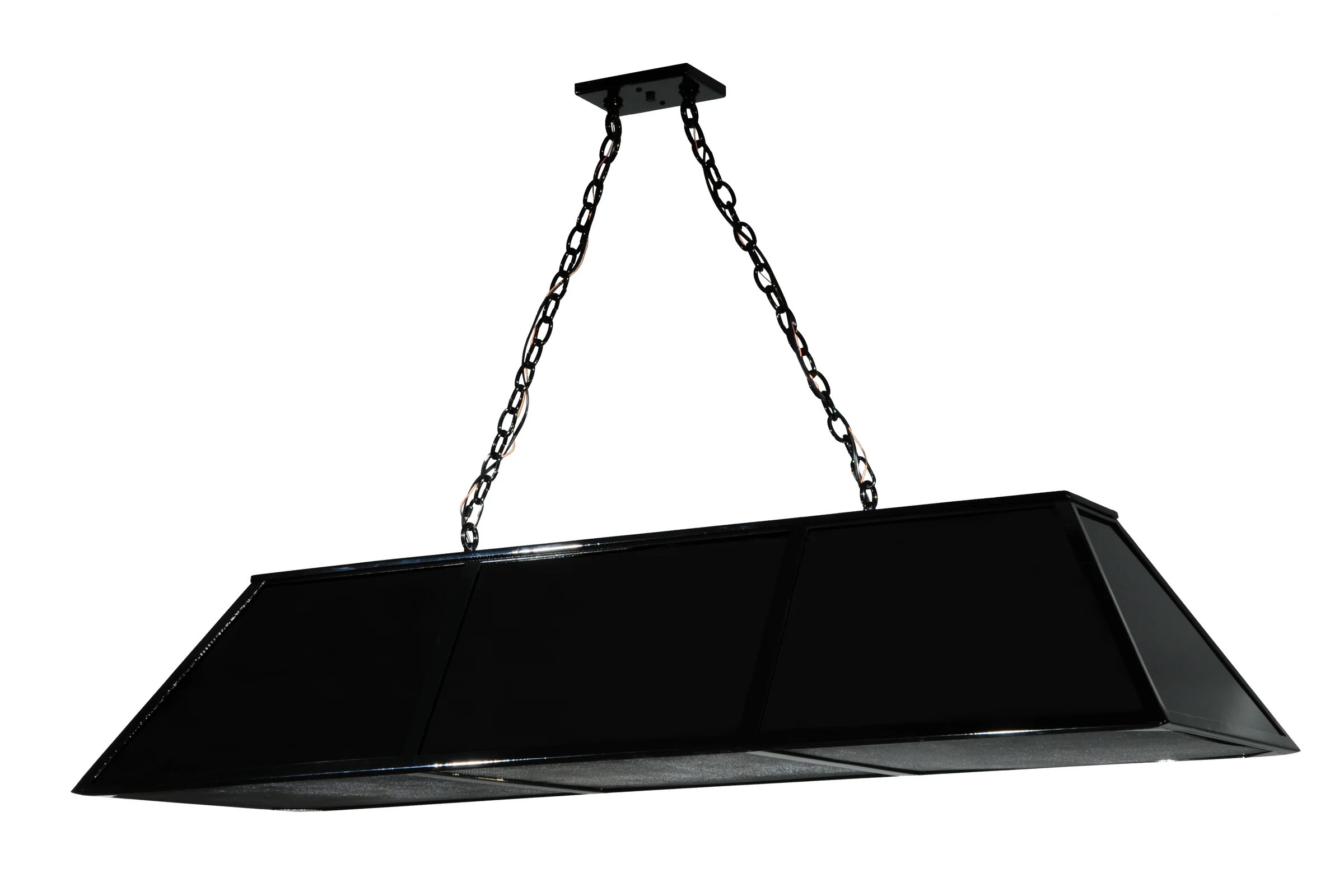 61" Long Laquer Oblong Pendant